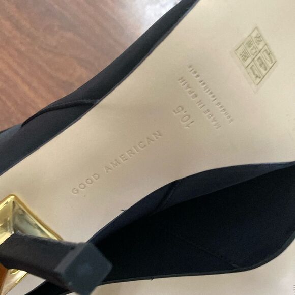 Good American Sleek Black Heeled Boots - Picture 8 of 8